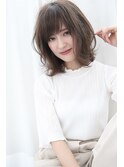 大人可愛い☆ふんわりミディ