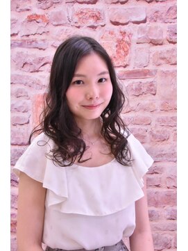 ヘア イノウエ HAIR INOUE ゆる巻きロング