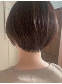 丸みのあるショートスタイル