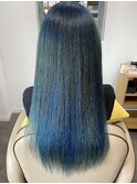 Blue blackグラデーションカラー