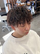 ヘアラボシロ メン(Hair lab.Shiro MEN) ツーブロック波巻きパーマ/ツイストスパイラル/メンズパーマ
