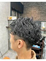 アッドヘアー(Add hair)&nbsp;【メンズ】２ブロ×スパイラルパーマ