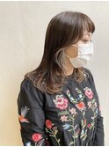 柔らかbeigeインナーカラー