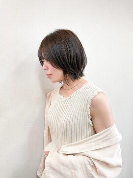 トップヘアー 玉島店(TOP HAIR) 《TOPHAIR 玉島店/ ベリー》レイヤーボブ×ウィービングカラー