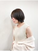 《TOPHAIR 玉島店/ ベリー》レイヤーボブ×ウィービングカラー