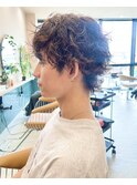 メンズカット☆マッシュショート☆パーマスタイル