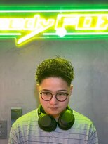 グリーディーフォックス 三軒茶屋(GreedyFOX)&nbsp;波巻き/マッシュパーマ/ウルフ/ハイライト<理容室>三軒茶屋