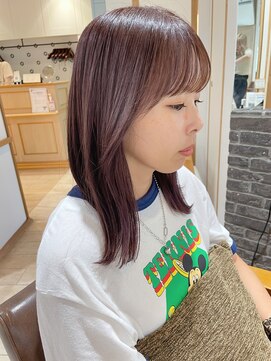 プラグ バイ ネオリーブ(plug by neolive) デザインカラー×髪質改善 [髪質改善/縮毛矯正]韓国mo