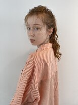 トレンチ(TRENCH)&nbsp;オレンジ×ポニーテール　　　TRENCH