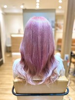 アロマヘアルーム 横浜店(AROMA hair room)&nbsp;ホワイトピンク/ブリーチ/横浜/横浜西口