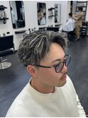 ツイストパーマ×ハイライト【町田/町田駅/men's】
