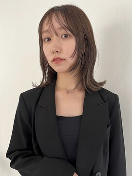 フェリアファム 北千里(FERIA fam) 小顔/オリーブグレー/ココアベージュ/黒髪/暗めカラー/髪質改善