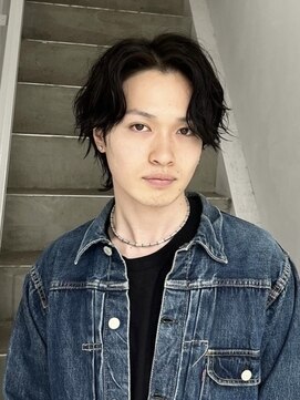 クロト(Clotho) スパイラルパーマ/ツイストスパイラル波巻きメンズカットウルフ