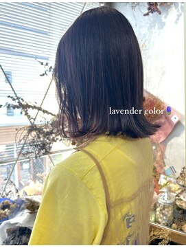 ミント(mint) ☆ブリーチでつくる!ラベンダーカラー!!☆