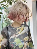 【natsumi】2 ブロンドベースのポイントデザインカラー