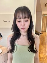 ベンチ(bench) 顔まわりレイヤー/前髪顔まわりカット/姫カット/千葉美容室