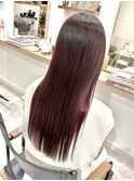 #ヘアカラーピンクブラウン