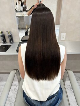 キング 高槻(K!ng) 縮毛矯正髪質改善ハイライトレイヤーカット枚方美容室エクステ