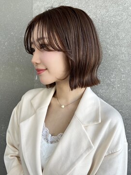 ロンド エスポワール 錦糸町(Lond espoir) オリーブグレー/ボブ/顔周り/小顔/レイヤー/髪質改善
