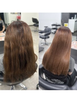 ガルボヘアー 桟橋店(garbo hair) 髪質改善ストレート高知美容院オイルストレート