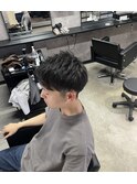ツーブロックショート