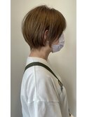 似合わせショート+ブリーチ無しダブルカラー