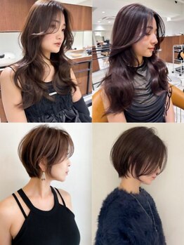 ジルブラン 土浦(JIL BLAN)の写真/《似合わせカットが得意なスタイリストが在籍！！》ロングでもショートでも小顔に見せる顔まわりカット！