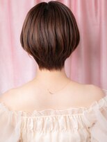 カバーヘア ブリス 戸田公園西口店(COVER HAIR bliss)&nbsp;コーラルオレンジ似合わせカット丸みショートY戸田公園30代40代