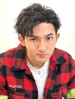 リベイル(LIVEIL)&nbsp;メンズ　アップバンク　スパイラルパーマ