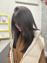 キーチェ 梅田中崎町(keych)&nbsp;毛流れレイヤーカット/ミディアム/髪質改善/縮毛矯正