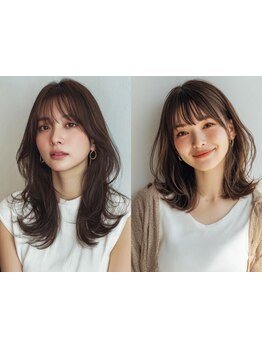 小顔の黄金比は顔周りが決め手!"最近,可愛くなった？"そんなお顔周りを創ります*[秦野/イルミナ/Wカラー]