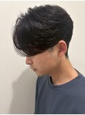 メンズニュアンスフェザーパーマ群馬高崎眉毛韓国メンズ