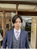 すっきりセンターパート！