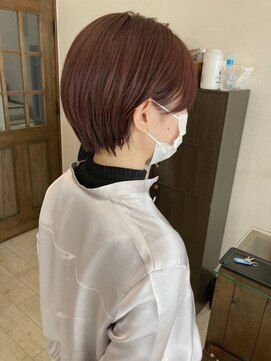 ファム 札幌大通(fam) 大人ショート◎冬の似合わせカット×白髪染め40代