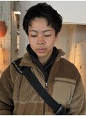 men's/爽やか大人ショートラフパーマ/ヘッドスパ/頭浸浴