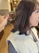 ラック 津田沼(LUCK)&nbsp;グレージュ/津田沼/韓国/ボブ/ケアブリーチ/似合わせカット