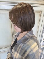 グローリープラス(Glory+plus) Olive beige ×ミニボブ