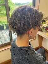 ブラウン(BROWN)&nbsp;メンズスパイラルパーマ