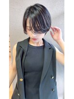 ダム(DaM)&nbsp;ショートボブ髪型20代30代40代50代前髪あり前髪な し面長丸顔