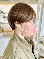 スー 自由が丘(suu)&nbsp;マッシュショート丸みショートボブくびれショート黒髪ショート