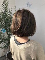 モカ ヘアーデザイン(moca HAIR DESIGN)&nbsp;毛先にデジパをしたあご下ボブ