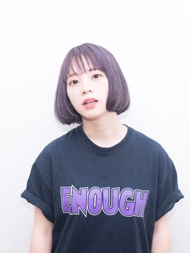 ヘア サロン イエロー(hair salon YELLOW) #YELLOW パープルボブ