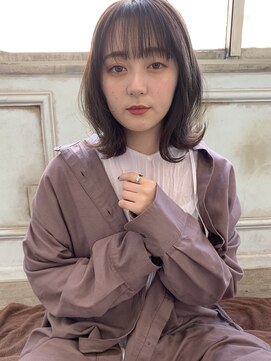 ラファンジュ ヘアー(Rohange hair) 外ハネミディ#ボブルフ