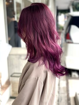 フェーディン(fa/din) ビビッドピンクレイヤースタイル