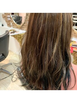 ヘアメイク マルナ 大通店(HAIR MAKE MALUNA) 【MALUNA 嵐】シアベージュ × ディープシーstyle