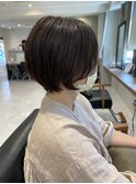 簡単スタイリング◎丸みショートヘア