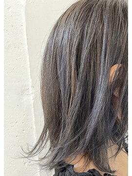 カゼ ダイカンヤマ Kaze DAIKANYAMA グレーxブルーストライプ