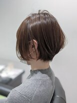 ジエクト 本店(The Ect)&nbsp;前下がりショートボブ×骨格補正カット×ナチュラルブラウン