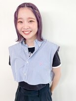 ヒビヲ(HIBIO)&nbsp;ダブルカラーピンクベージュピンクカラーケアブリーチミニボブ