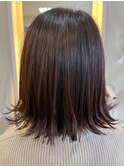 20代30代40代50代小顔ミディアム外ハネボブアッシュ